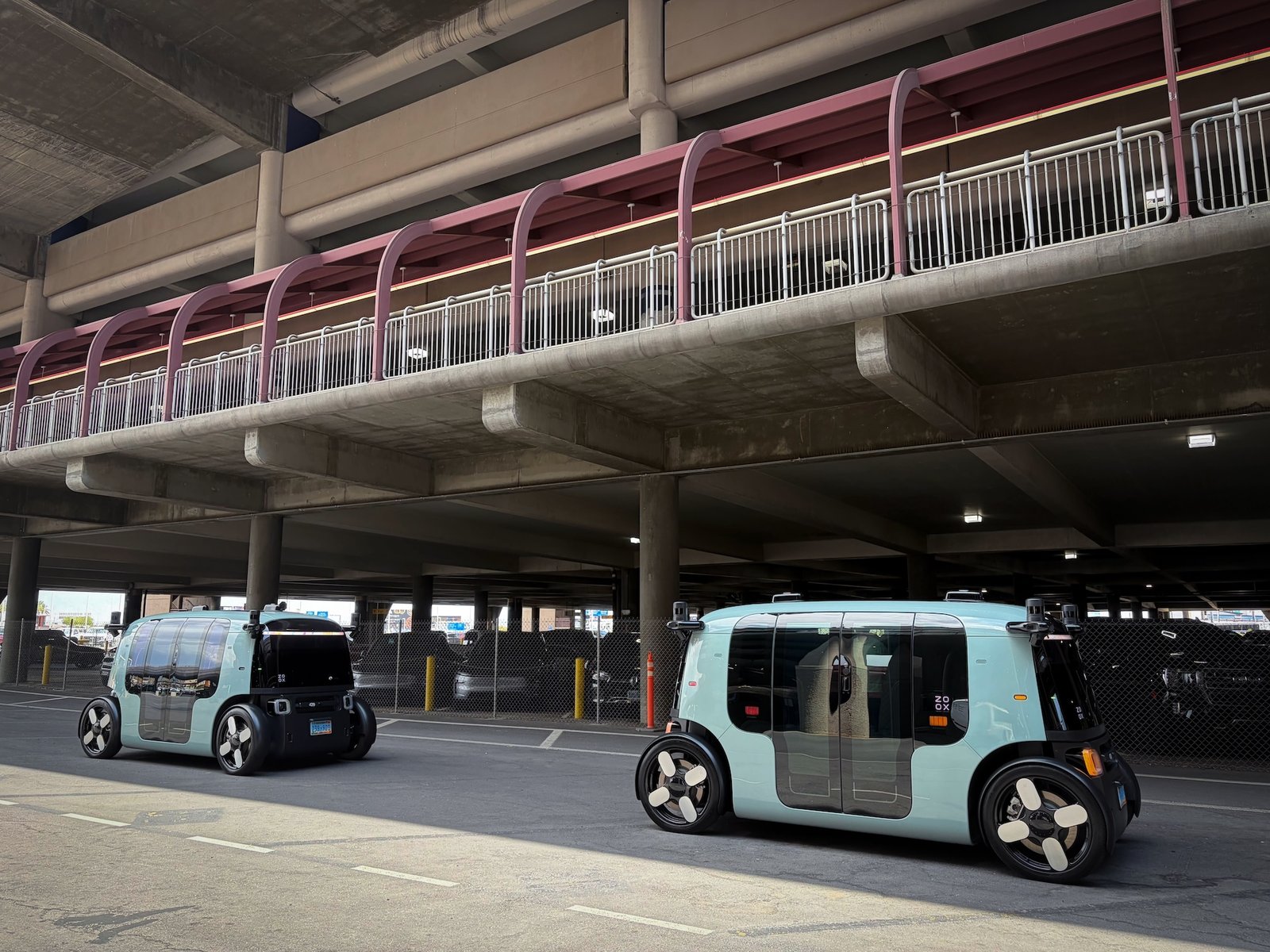 Zoox Brings Its Robotaxi to the Las Vegas Airport Curb